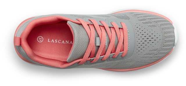 LASCANA Sneaker »Freizeitschuh, Halbschuh, Turnschuhe,« NEU mit farbigen Details im sportiven Look VEGAN