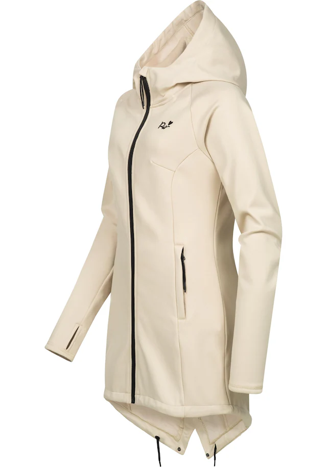 Ragwear Sweatjacke »Wingi« Sportliche Damen Kapuzenjacke mit kuschelig weichem Innenleben