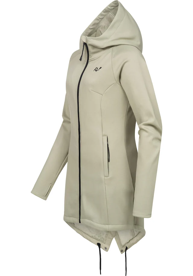 Ragwear Sweatjacke »Wingi« Sportliche Damen Kapuzenjacke mit kuschelig weichem Innenleben