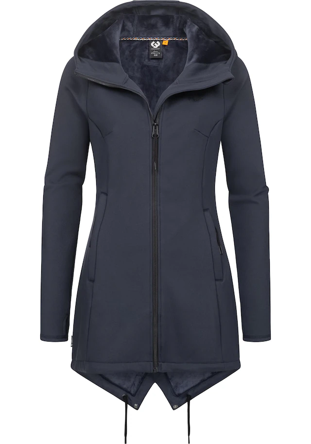 Ragwear Sweatjacke »Wingi« Sportliche Damen Kapuzenjacke mit kuschelig weichem Innenleben