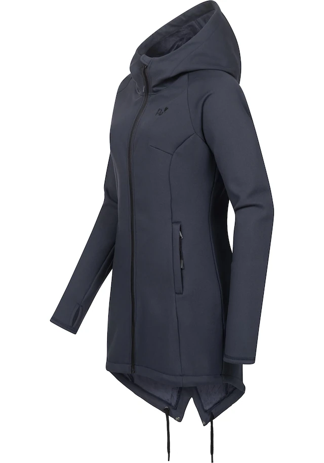 Ragwear Sweatjacke »Wingi« Sportliche Damen Kapuzenjacke mit kuschelig weichem Innenleben