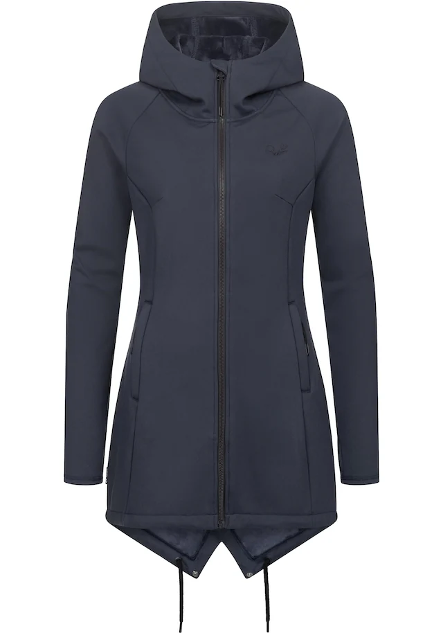 Ragwear Sweatjacke »Wingi« Sportliche Damen Kapuzenjacke mit kuschelig weichem Innenleben