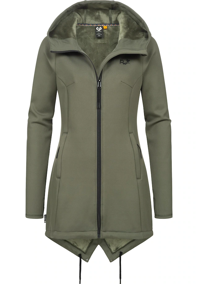 Ragwear Sweatjacke »Wingi« Sportliche Damen Kapuzenjacke mit kuschelig weichem Innenleben