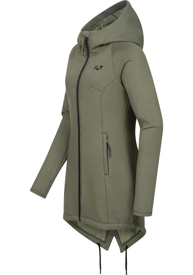 Ragwear Sweatjacke »Wingi« Sportliche Damen Kapuzenjacke mit kuschelig weichem Innenleben