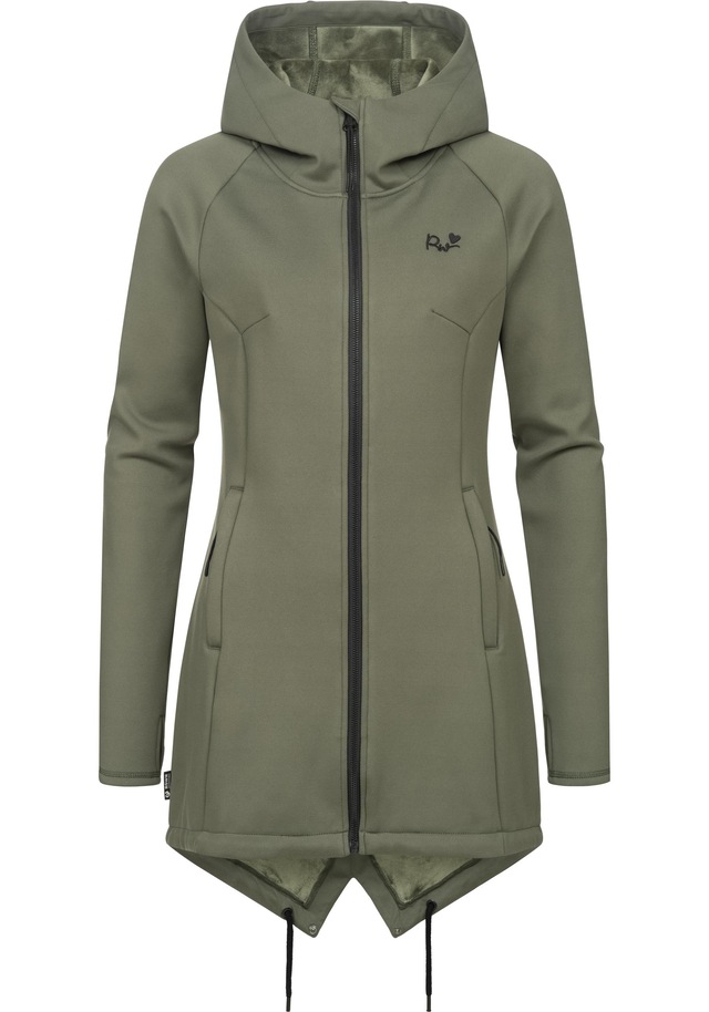 Ragwear Sweatjacke »Wingi« Sportliche Damen Kapuzenjacke mit kuschelig weichem Innenleben