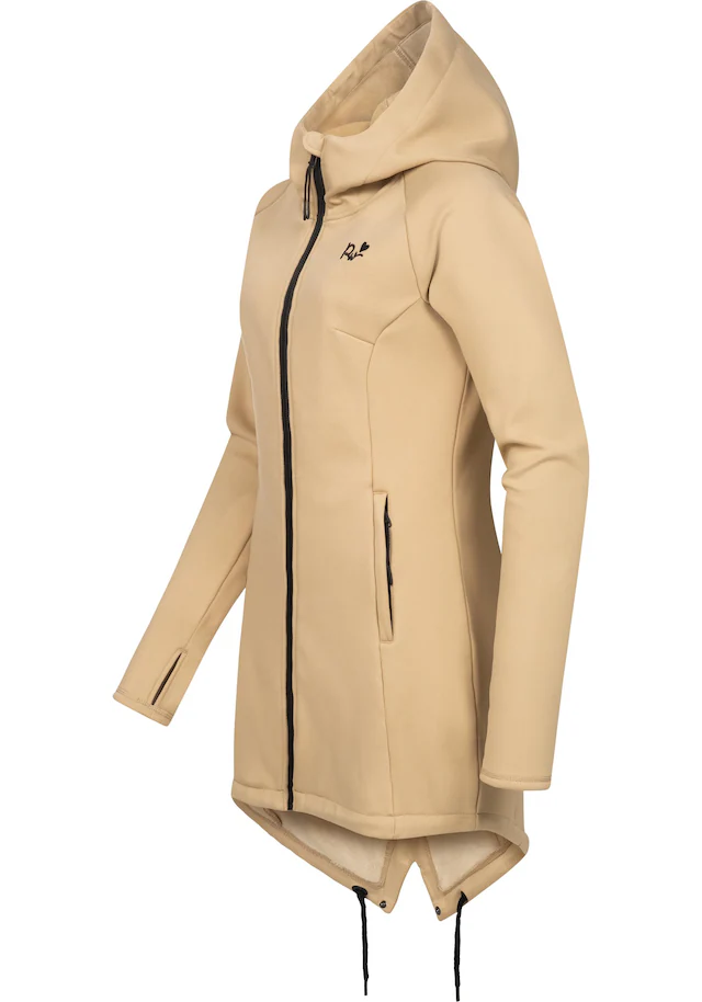 Ragwear Sweatjacke »Wingi« Sportliche Damen Kapuzenjacke mit kuschelig weichem Innenleben