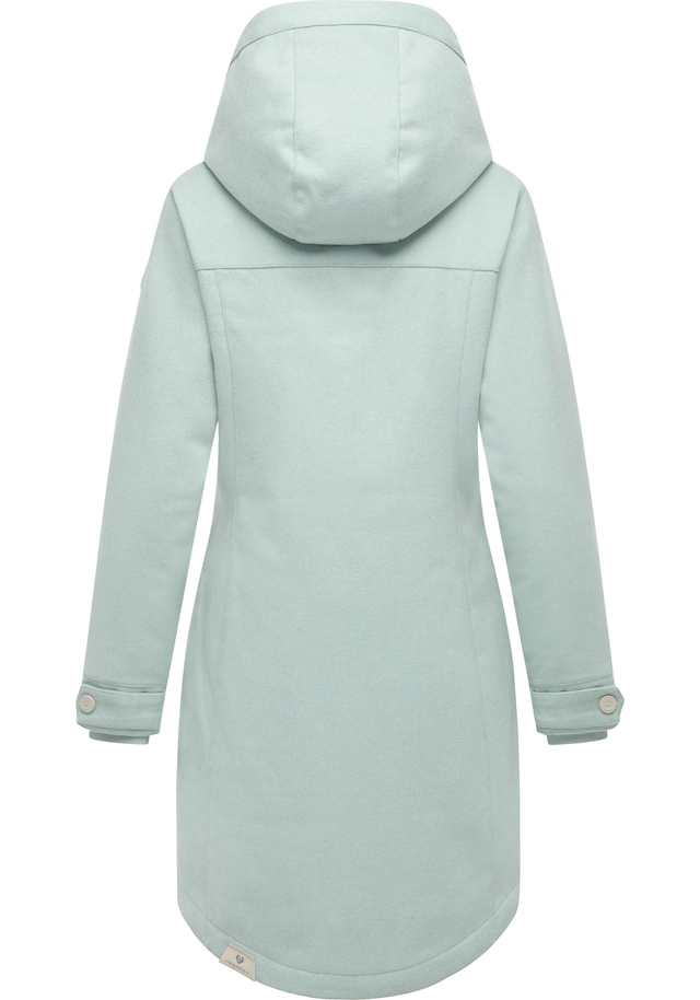 Ragwear Wintermantel »Jannisa Coat« Klassischer Damen Kurzmantel mit Kapuze