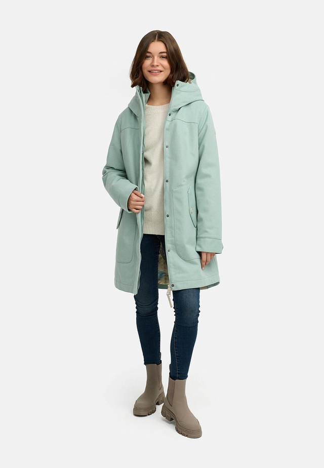 Ragwear Wintermantel »Jannisa Coat« Klassischer Damen Kurzmantel mit Kapuze
