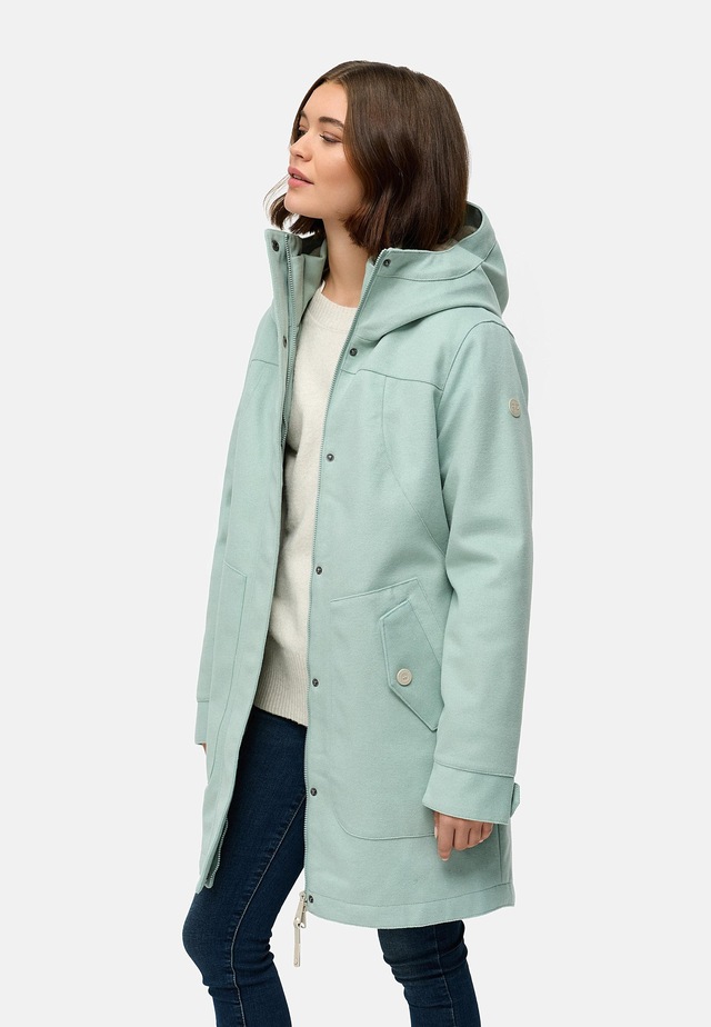 Ragwear Wintermantel »Jannisa Coat« Klassischer Damen Kurzmantel mit Kapuze
