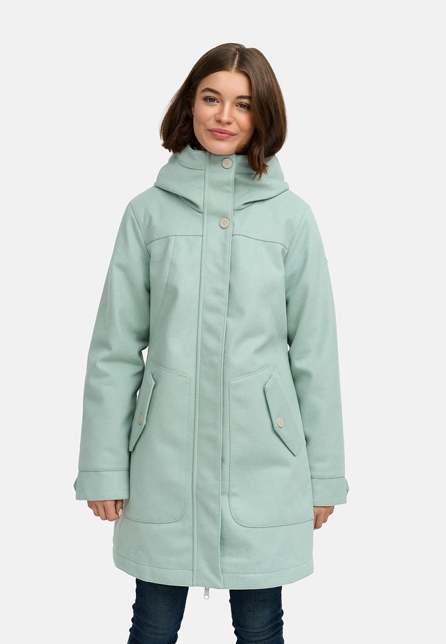 Ragwear Wintermantel »Jannisa Coat« Klassischer Damen Kurzmantel mit Kapuze