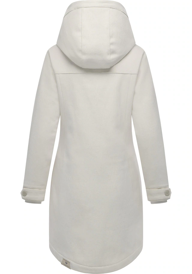 Ragwear Wintermantel »Jannisa Coat« Klassischer Damen Kurzmantel mit Kapuze