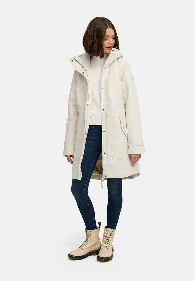 Ragwear Wintermantel »Jannisa Coat« Klassischer Damen Kurzmantel mit Kapuze