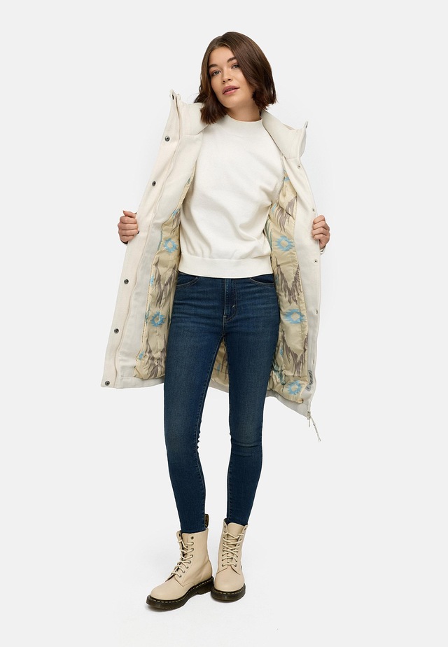 Ragwear Wintermantel »Jannisa Coat« Klassischer Damen Kurzmantel mit Kapuze