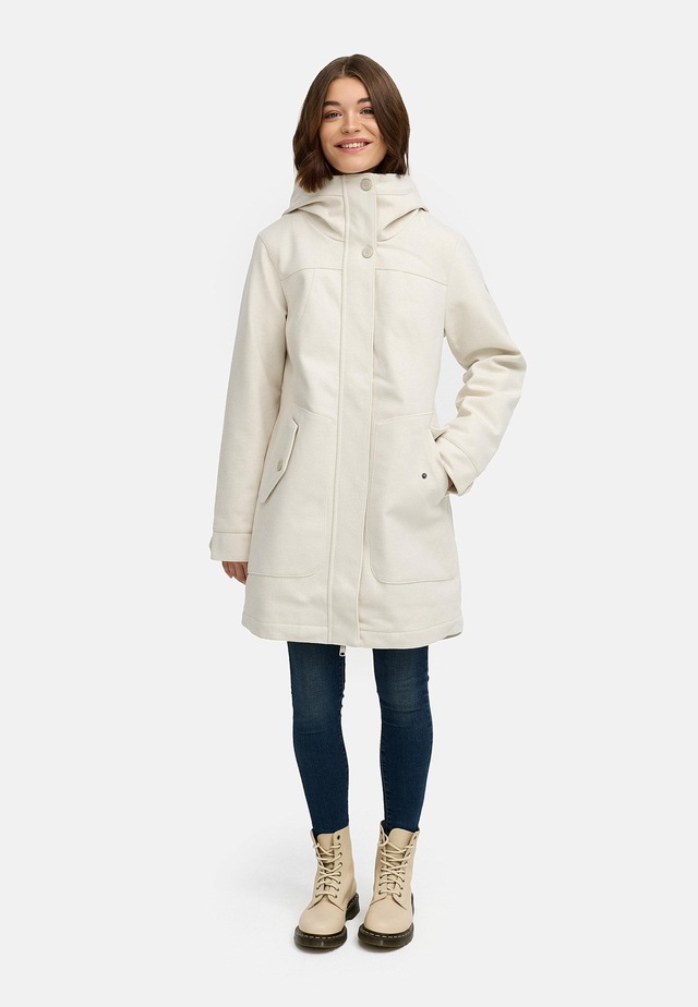 Ragwear Wintermantel »Jannisa Coat« Klassischer Damen Kurzmantel mit Kapuze