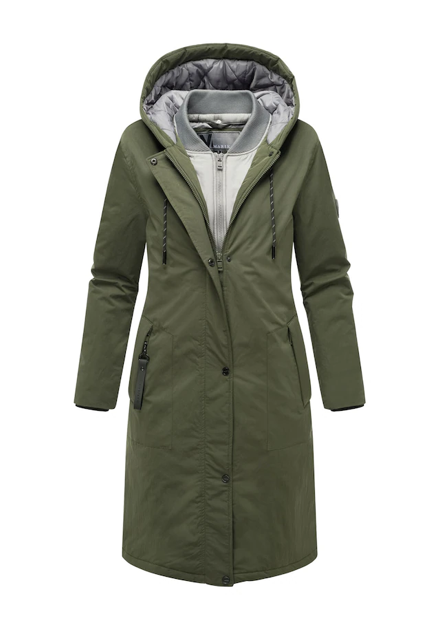 Marikoo Winterjacke »Ledalaa« mit großer Kapuze