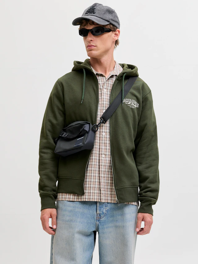 Jack & Jones Kapuzensweatjacke »JJMAKOTO SWEAT ZIP HOOD«