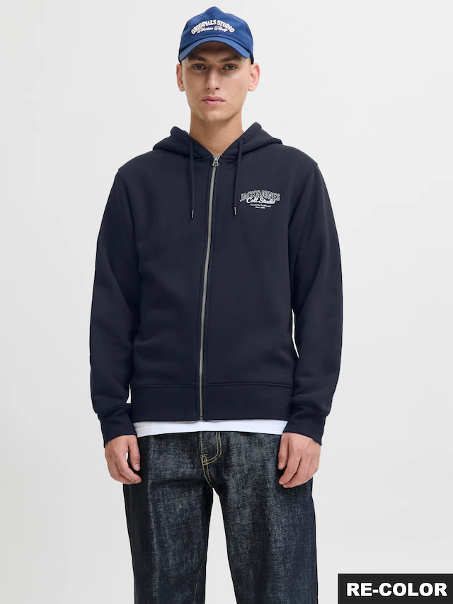 Jack & Jones Kapuzensweatjacke »JJMAKOTO SWEAT ZIP HOOD«