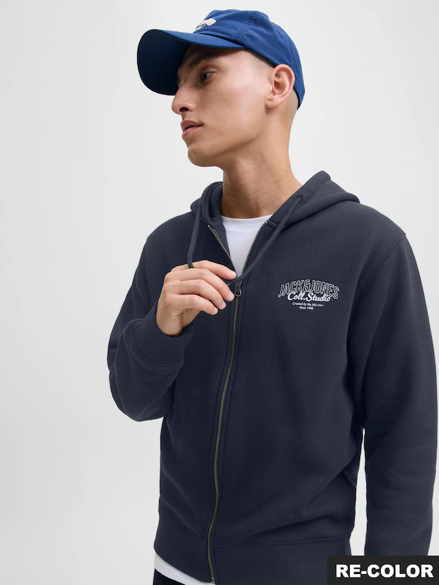 Jack & Jones Kapuzensweatjacke »JJMAKOTO SWEAT ZIP HOOD«