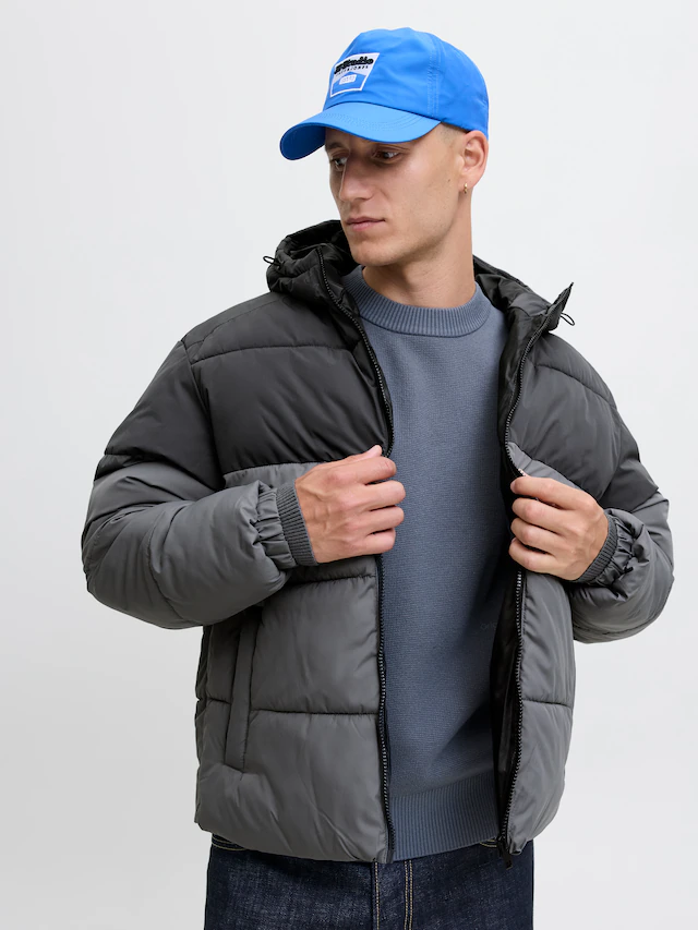 Jack & Jones Steppjacke »JJMAZE PUFFER HOOD« mit Kapuze