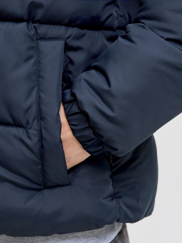 Jack & Jones Steppjacke »JJMAZE PUFFER HOOD« mit Kapuze