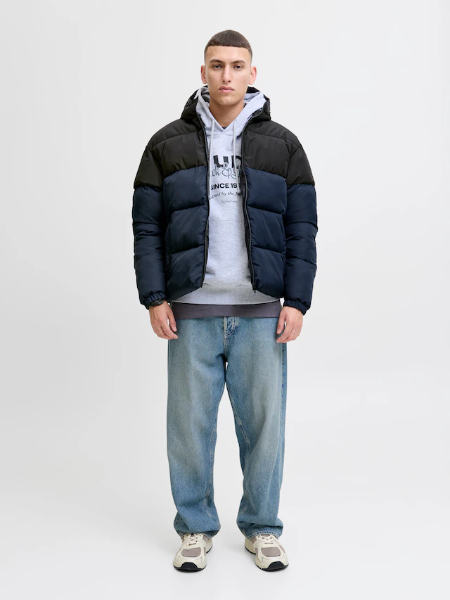 Jack & Jones Steppjacke »JJMAZE PUFFER HOOD« mit Kapuze