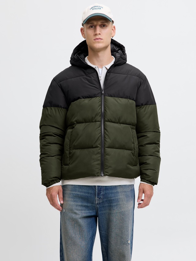 Jack & Jones Steppjacke »JJMAZE PUFFER HOOD« mit Kapuze