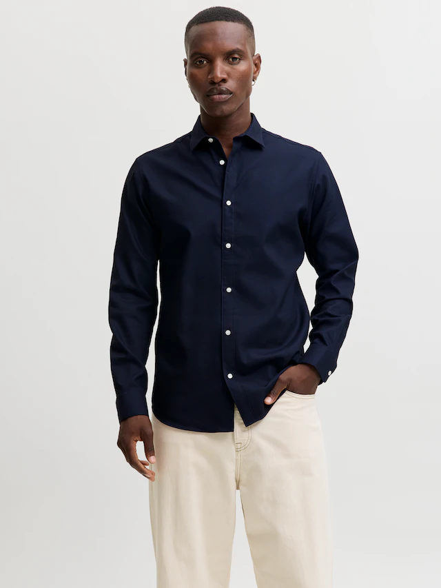 Jack & Jones Langarmhemd »JJJOE STRUCTURE SHIRT L/S«
