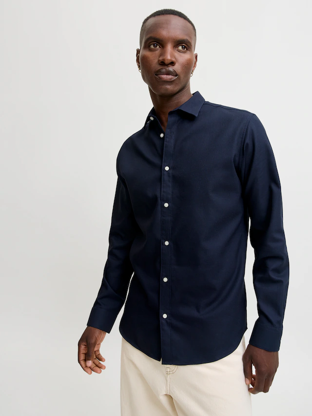 Jack & Jones Langarmhemd »JJJOE STRUCTURE SHIRT L/S«
