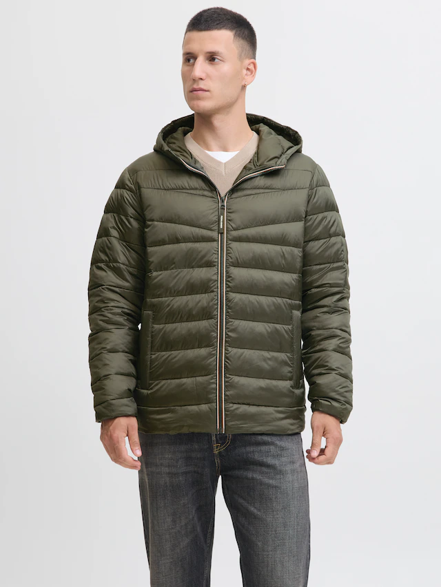 Jack & Jones Steppjacke »JJWEST LIGHT PUFFER HOOD« mit Kapuze