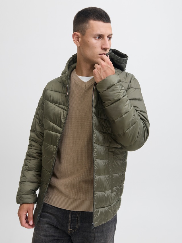 Jack & Jones Steppjacke »JJWEST LIGHT PUFFER HOOD« mit Kapuze