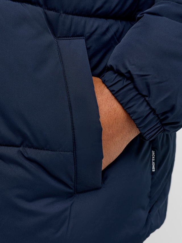 Jack & Jones PlusSize Steppjacke »JJMAZE PUFFER COLLAR PLS« ohne Kapuze