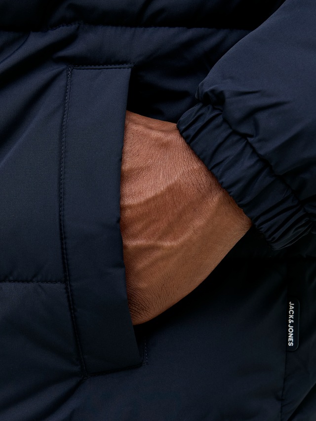Jack & Jones PlusSize Steppjacke »JJMAZE PUFFER COLLAR PLS« ohne Kapuze