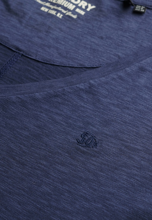 Superdry T-Shirt »STUDIOS SLUB EMB VEE TEE« Baumwollmischung, relaxed fit