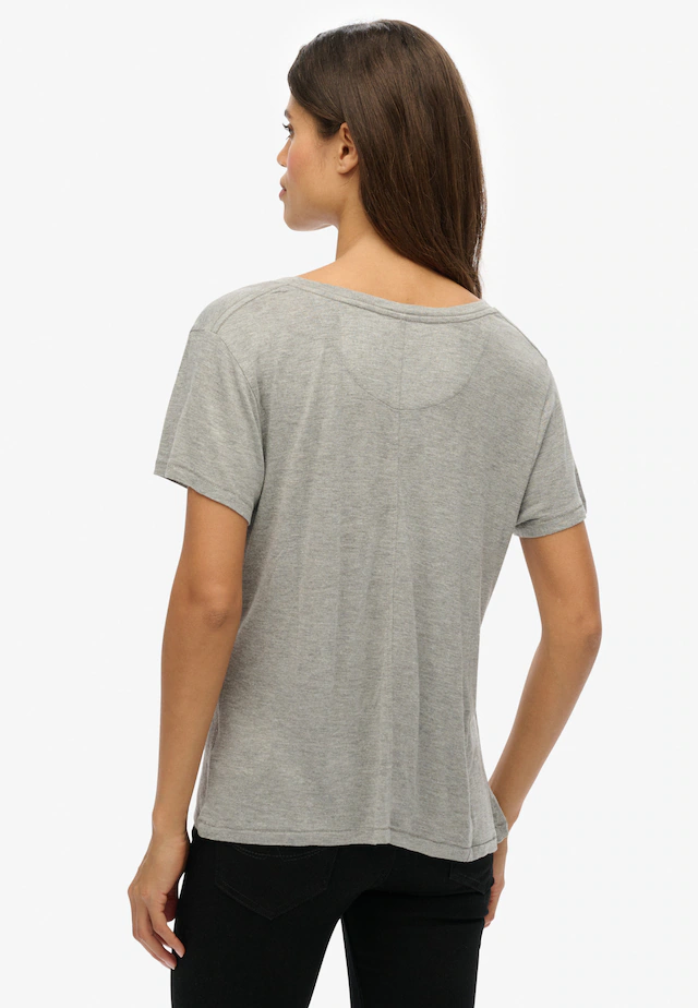Superdry T-Shirt »STUDIOS SLUB EMB VEE TEE« Baumwollmischung, relaxed fit