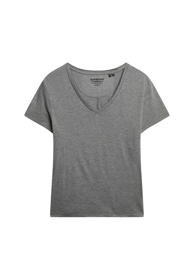 Superdry T-Shirt »STUDIOS SLUB EMB VEE TEE« Baumwollmischung, relaxed fit