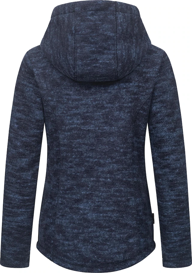 Ragwear Kapuzenstrickjacke »Lyshka Melange« Kuschelige Kapuzenjacke in Strick-Optik