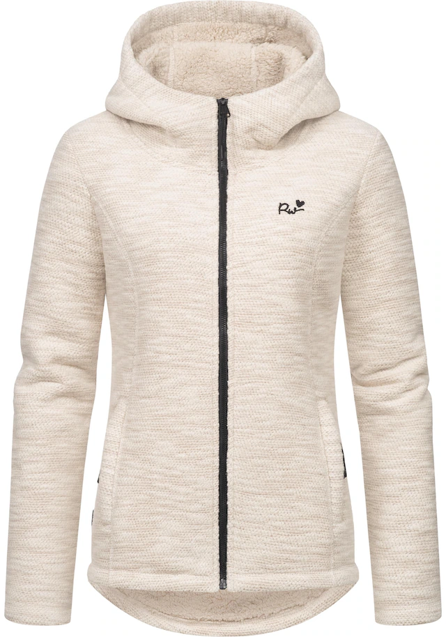 Ragwear Kapuzenstrickjacke »Lyshka Melange« Kuschelige Kapuzenjacke in Strick-Optik