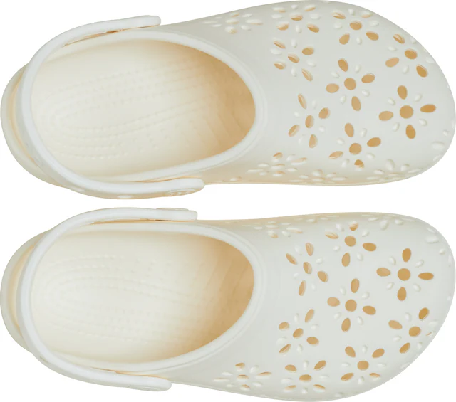 Crocs Clog »Classic Floral Cut Out Clog« Sommerschuh, Sandale, Strandschuh mit schwenkbarem Fersenriemen