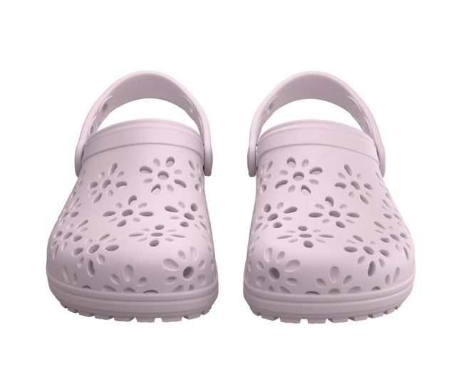 Crocs Clog »Classic Floral Cut Out Clog« Sommerschuh, Sandale, Strandschuh mit schwenkbarem Fersenriemen