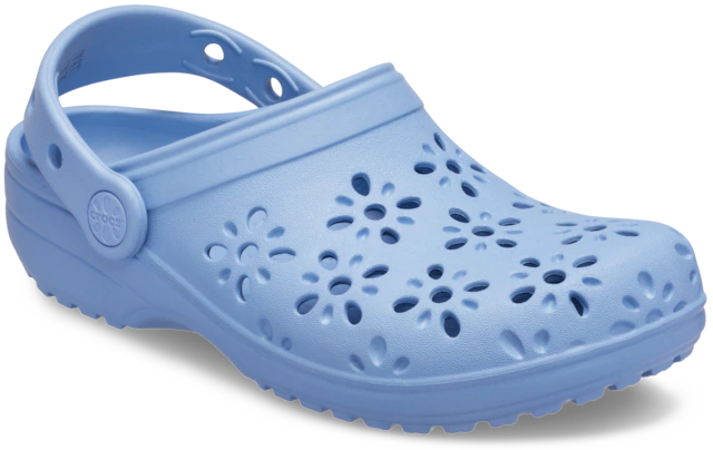 Crocs Clog »Classic Floral Cut Out Clog« Sommerschuh, Sandale, Strandschuh mit schwenkbarem Fersenriemen
