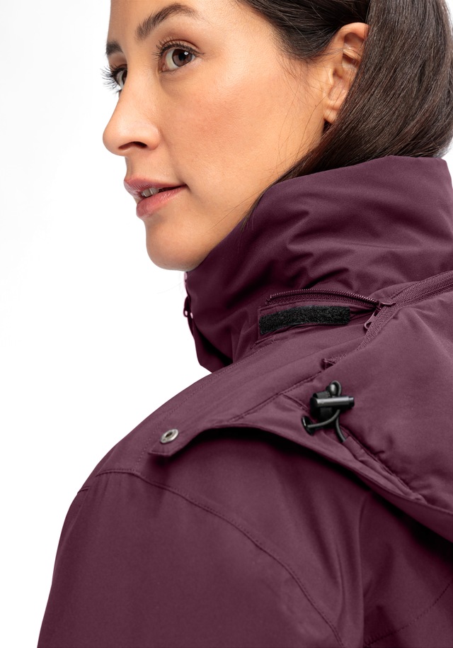 Maier Sports Funktionsmantel »Metor Coat W« Damen Mantel, Outdoormantel wind/wasserdicht, 4 geräumige Taschen