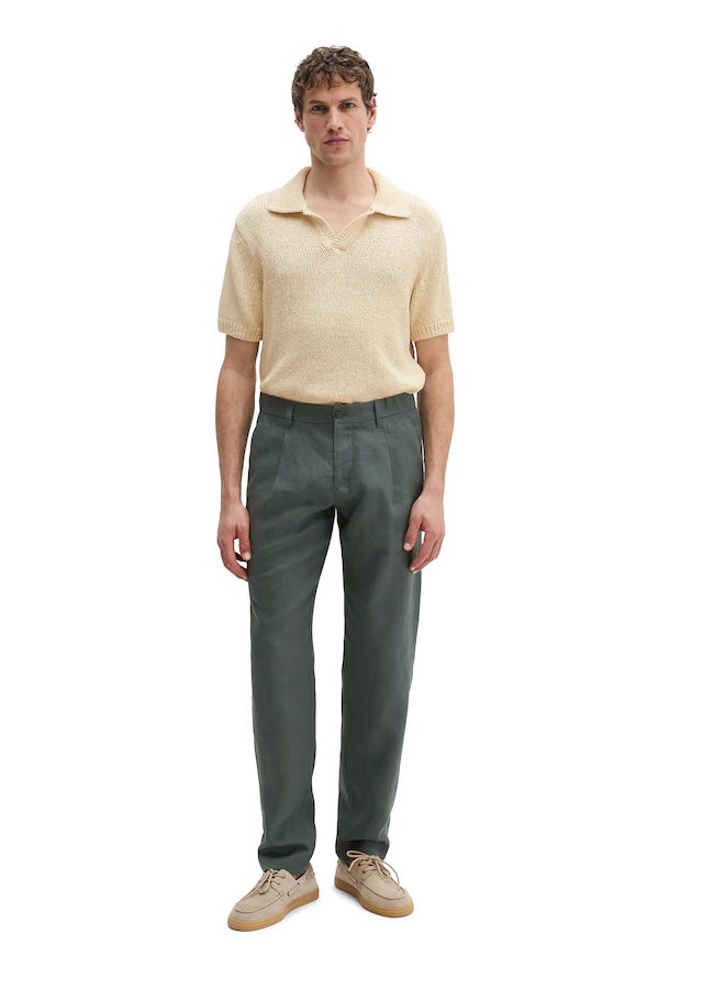 Marc O'Polo Leinenhose »Osby jogger pleats«