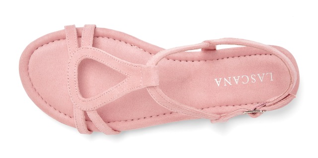 Vivance Sandale »Sandalette, offener Schuh, Sommerschuh« aus weichem Material VEGAN
