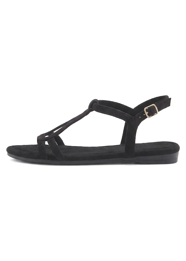 Vivance Sandale »Sandalette, offener Schuh, Sommerschuh« aus weichem Material VEGAN