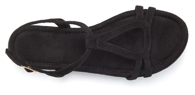 Vivance Sandale »Sandalette, offener Schuh, Sommerschuh« aus weichem Material VEGAN