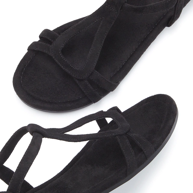 Vivance Sandale »Sandalette, offener Schuh, Sommerschuh« aus weichem Material VEGAN
