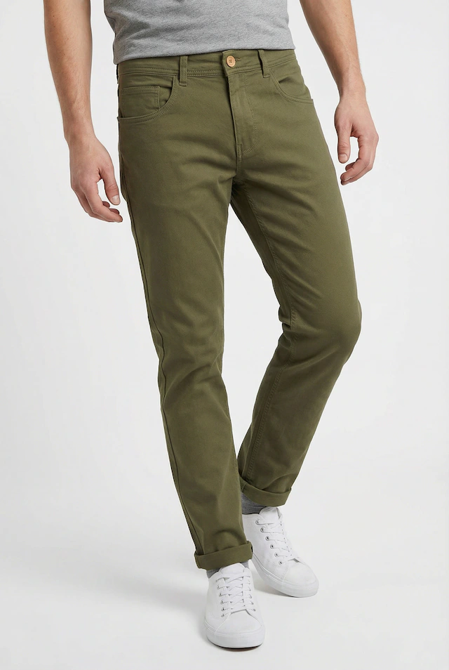Blend 5-Pocket-Hose »BHRODNEY PANT NOOS« mit Markenlabel, aus Baumwolle, Regular Fit, Webware, knöchellang