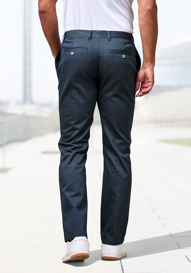 H.I.S Stoffhose »aus leicht elastischer Struktur-Qualität« bequeme Hose in 3 Längen: 30 & 32 & 34