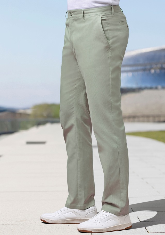 H.I.S Stoffhose »aus leicht elastischer Struktur-Qualität« bequeme Hose in 3 Längen: 30 & 32 & 34