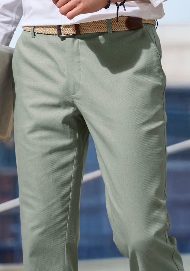 H.I.S Stoffhose »aus leicht elastischer Struktur-Qualität« bequeme Hose in 3 Längen: 30 & 32 & 34
